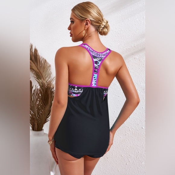 Bora Bora Racerback Tankini Two Piece Set - Picture 4 of 5